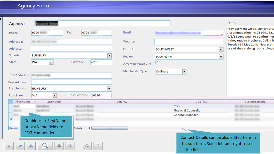 NS-TED - Agency Form