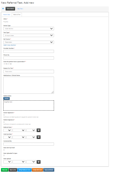 Referral Form Details