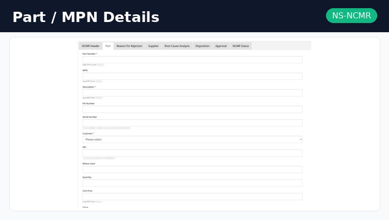 NS-NCMR Part Tab